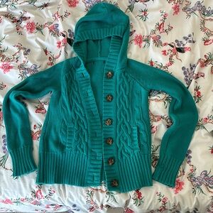 2010 hollister hooded cardigan